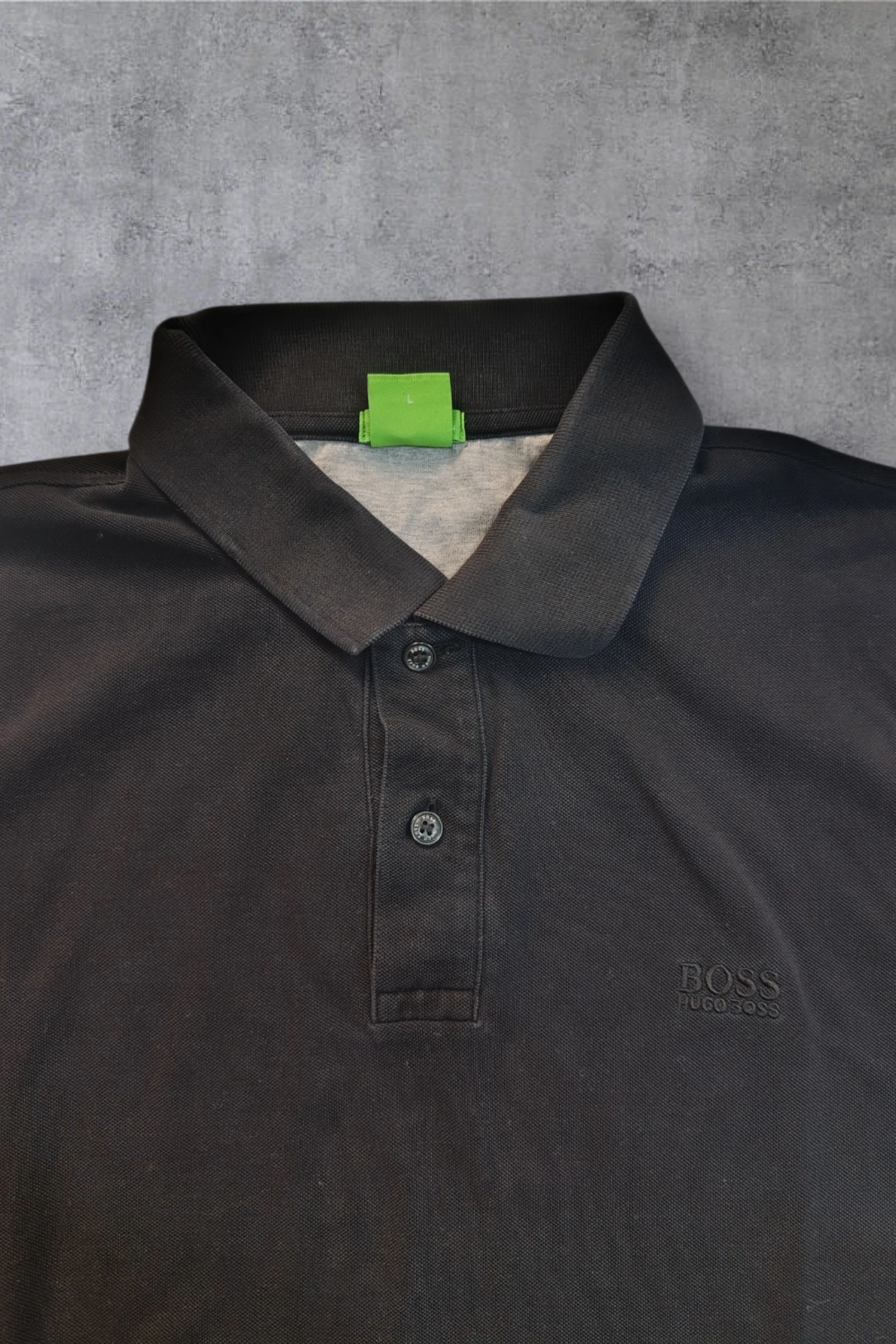 | Polo Hugo Boss Homem | Cor Preto Original | Piqué Algodão | Manga Curta | Tamanho G | – photo 5